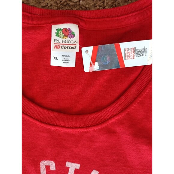 North Carolina Wolfpack T-Shirt Men's XL Red Short Sleeve - Picture 3 of 6